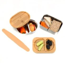 ARTS-Nature Bentobox 1300ml Edelstahl Brotdosen-Set Mit Bambusdeckeln 7 ARTS-Nature Bentobox 1300ml Edelstahl Brotdosen-Set Mit Bambusdeckeln -Campingausrüstungs Laden arts nature bentobox 1300ml edelstahl brotdosen set mit bambusdeckeln 2