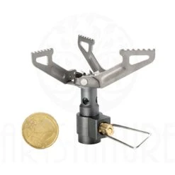 ARTS-Nature BRS Mini Gas Kocher 26g Faltbarer Campingkocher Titanium -Campingausrüstungs Laden arts nature brs mini gas kocher 26g faltbarer campingkocher titanium 2