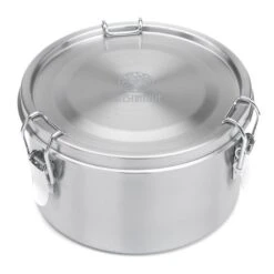 ARTS-Nature Edelstahl Brotdose Für Mealprep Rund 1800ml