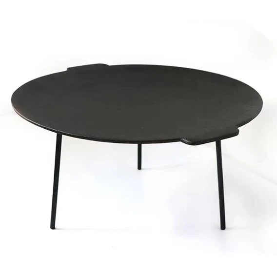ARTS-Nature Gusseiserne Stand Grill-Pfanne Mit 3 Beinen 45cm 3 ARTS-Nature Gusseiserne Stand Grill-Pfanne Mit 3 Beinen 45cm