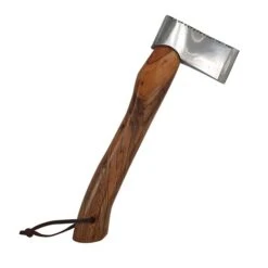 ARTS-Nature Outdoor Axt 29,5cm Trekking Beil Aus Carbonstahl Mit Holzgriff