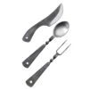 ARTS-Nature Stahl Besteck SET Campingbesteck In Mittelalter Optik -Campingausrüstungs Laden arts nature stahl besteck set campingbesteck in mittelalter optik