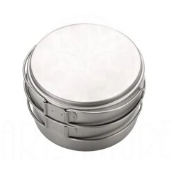 ARTS-Nature Titanium Kochtopf + Pfanne Ultraleichtes 2-teiliges Outdoor Kochset -Campingausrüstungs Laden arts nature titanium kochtopf pfanne ultraleichtes 2 teiliges outdoor kochset 2