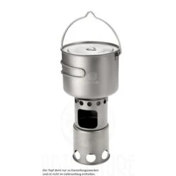 ARTS-Nature Titanium Outdoor Holzofen Ultra Leichter Campingkocher -Campingausrüstungs Laden arts nature titanium outdoor holzofen ultra leichter campingkocher 3