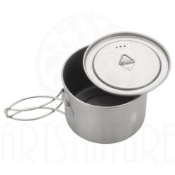 ARTS-Nature Titanium Pot 900ml Ultra Leichter Kochtopf Campingtopf