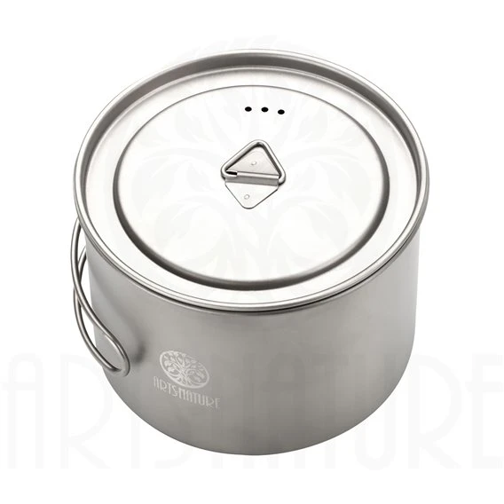 ARTS-Nature Titanium Pot 900ml Ultra Leichter Kochtopf Campingtopf 6 ARTS-Nature Titanium Pot 900ml Ultra Leichter Kochtopf Campingtopf – Bild 4