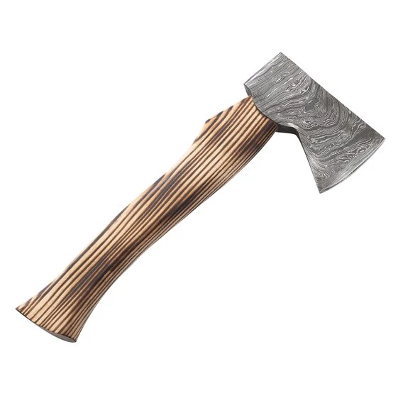 ARTS-Nature Trekking Beil 29cm Aus Carbonstahl Mit Griff Aus Eukalyptus Holz 3 ARTS-Nature Trekking Beil 29cm Aus Carbonstahl Mit Griff Aus Eukalyptus Holz