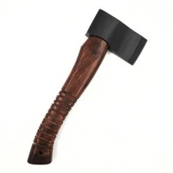 ARTS-Nature Trekking Beil Camping Und Outdoor Axt Gummibaumholz & Carbonstahl 29cm Profiliert
