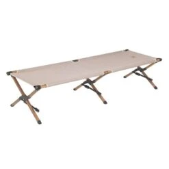ARTS-Nature Wooden Camping Bed Feldbett Aus Aluminium Khaki