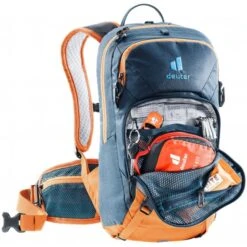 Deuter Attack 8 JR Fahrradrucksack Arctic-mandarine -Campingausrüstungs Laden deuter attack 8 jr fahrradrucksack arctic mandarine 5
