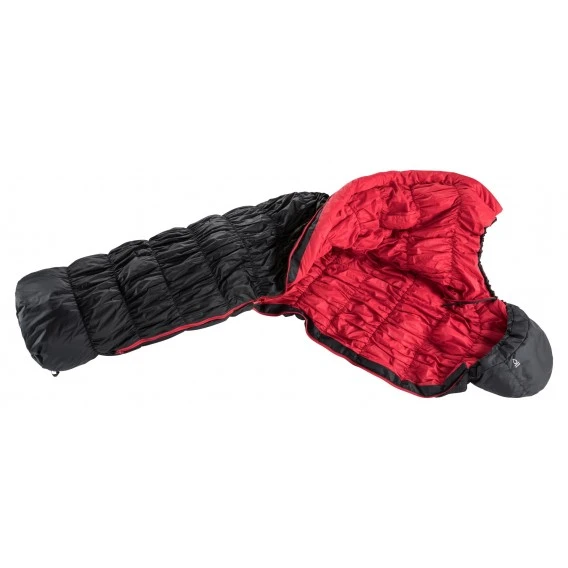 Deuter Exosphere 0° L Schlafsack Black-fire RV Links 4 Deuter Exosphere 0° L Schlafsack Black-fire RV Links – Bild 2