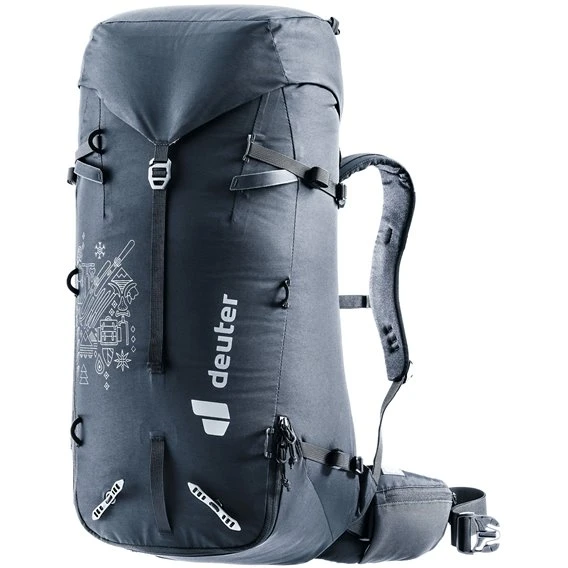 Deuter Guide 32+8 SL Anniversary Edition Damen Alpinrucksack Black 3 Deuter Guide 32+8 SL Anniversary Edition Damen Alpinrucksack Black