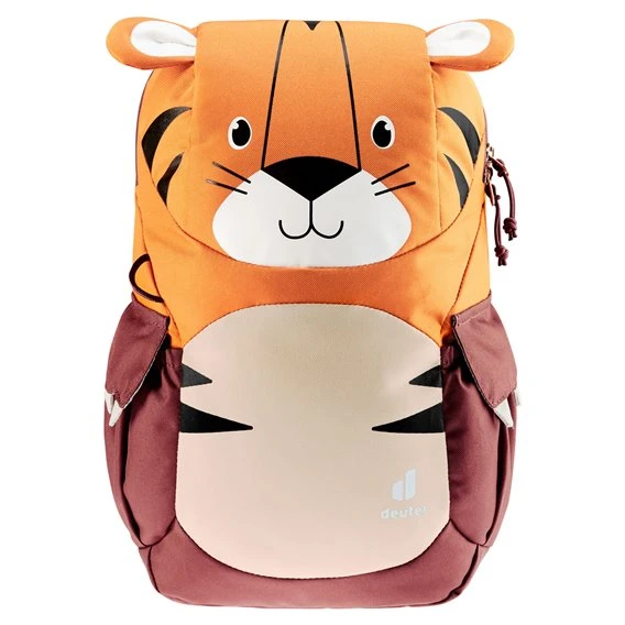 Deuter Kikki 8L Kinderrucksack Tiger Mandarine-redwood 4 Deuter Kikki 8L Kinderrucksack Tiger Mandarine-redwood – Bild 2