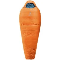 Deuter Orbit -5° SL -RV Rechts- Damen Kunstfaser-Schlafsack Mandarine-slateblue