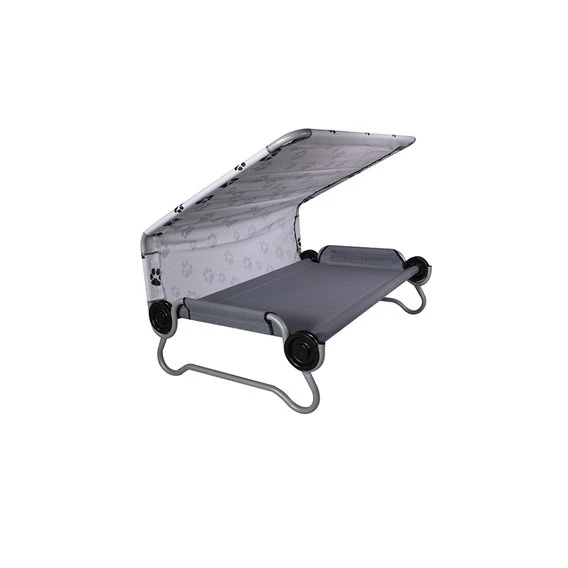 Disc-O-Bed Dog-Bed Large Hundebett Faltbett Groß Grau 3 Disc-O-Bed Dog-Bed Large Hundebett Faltbett Groß Grau