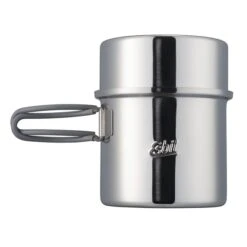 Esbit Edelstahl Kochtopf 2-teiliger Topf 1 Liter Campingtopf Mit Deckel