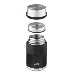 Esbit Sculptor Thermobehälter Aus Edelstahl Mit Manschette 1 Liter Schwarz -Campingausrüstungs Laden esbit sculptor thermobehalter aus edelstahl mit manschette 1 liter schwarz 2