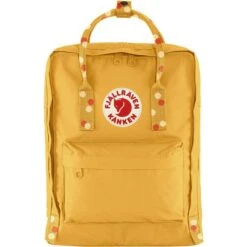FJÄLLRÄVEN Fjällräven Kanken Freizeitrucksack Daypack Ochre-confetti Pattern