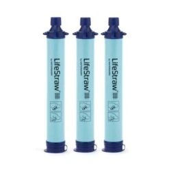 Lifestraw Personal 3er Set Strohhalm-Wasserfilter Wasserentkeimer Blue