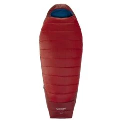 Nordisk Puk +4 Egg Sommerschlafsack Kunstfaserschlafsack Rot