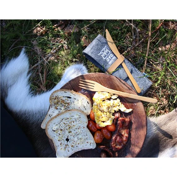 OYO Turtagro Familie Turbestikk Bambus Besteck 12-teilig Campingbesteck Aus Holz 5 OYO Turtagro Familie Turbestikk Bambus Besteck 12-teilig Campingbesteck Aus Holz – Bild 3