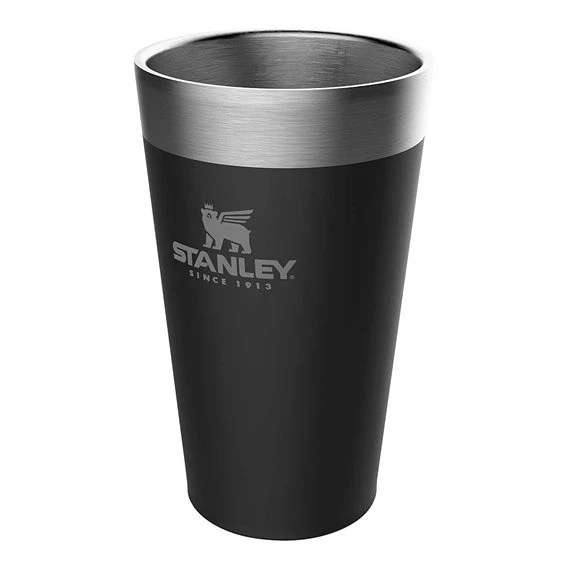 Stanley Adventure Vacuum Pint 470ml Thermobecher Edelstahl Becher Schwarz 3 Stanley Adventure Vacuum Pint 470ml Thermobecher Edelstahl Becher Schwarz