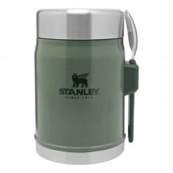 Stanley Classic Food Jar + Spork Isolierbecher Mit Löffel Grün -Campingausrüstungs Laden stanley classic food jar spork isolierbecher mit loffel grun 2