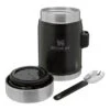 Stanley Classic Food Jar + Spork Isolierbecher Mit Löffel Schwarz -Campingausrüstungs Laden stanley classic food jar spork isolierbecher mit loffel schwarz