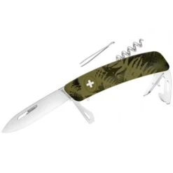 Swiza Taschenmesser C03 Outdoor Klappmesser Silva Camo Farn Khaki