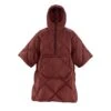 Therm-a-Rest Honcho Poncho Down Daunen Poncho Burgandy -Campingausrüstungs Laden therm a rest honcho poncho down daunen poncho burgandy