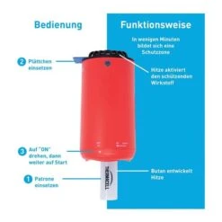 Thermacell Mückenabwehr Protect HALOmini Rot 10 Thermacell Mückenabwehr Protect HALOmini Rot -Campingausrüstungs Laden thermacell muckenabwehr protect halomini rot 2
