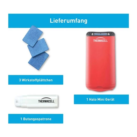 Thermacell Mückenabwehr Protect HALOmini Rot 8 Thermacell Mückenabwehr Protect HALOmini Rot – Bild 6