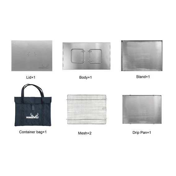 Winnerwell Flat Smoker Räucherofen Campingofen Campingküche 5 Winnerwell Flat Smoker Räucherofen Campingofen Campingküche – Bild 3