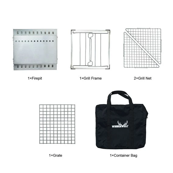 Winnerwell Secondary Portable Grill Feuerstelle Campinggrill 6 Winnerwell Secondary Portable Grill Feuerstelle Campinggrill – Bild 4